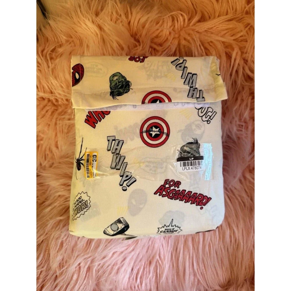 Marvel Collection Pillowfort Full Icons Kids Sheet Set New Without Tags